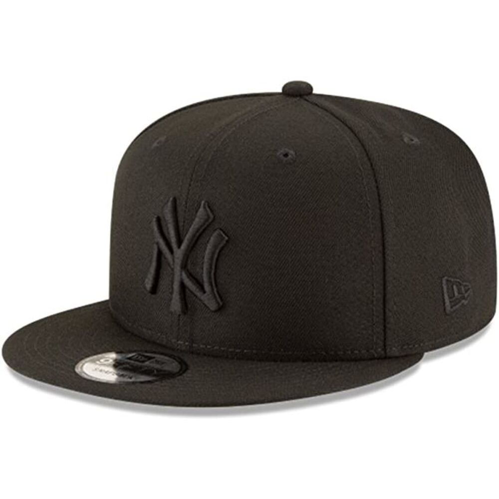 New Era New York Yankees Basic OTC 950 Stretch Fit Hat Black on Black OSFA